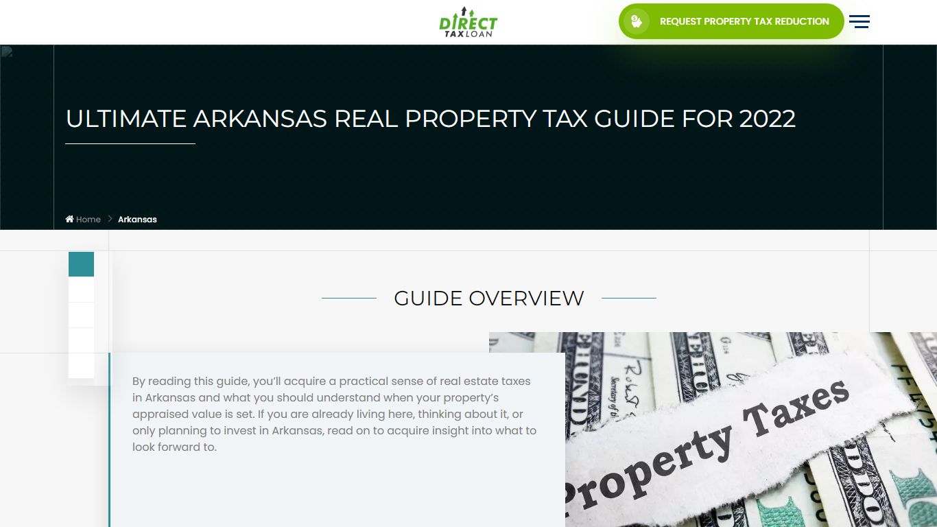 Ultimate Arkansas Real Property Tax Guide for 2022 - Direct Tax Loan